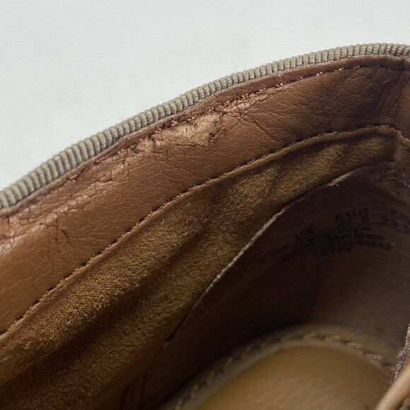 Sam Edelman Boots Womens 6.5 Petty Putty Taupe Suede Ankle Bootie Block Heels - Picture 9 of 16